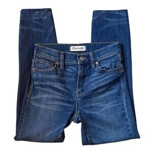 Madewell High Rise‎ Skinny Blue Jeans Size 24